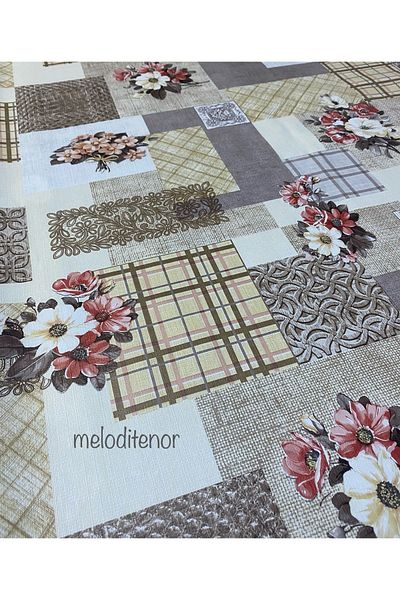 TNR Edged Processing Lace Guipure Lining Non-Slip Pvc Rectangular Oilcloth Tablecloth 122X155Cm