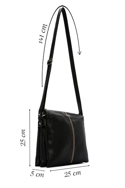 Derimod Women's Black Crossbody Bag 25Sbd2110Ft