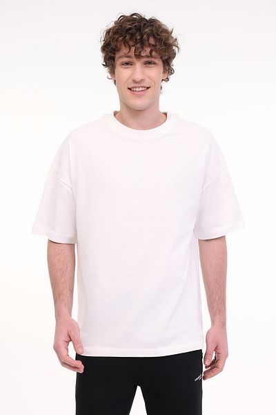 lumberjack Ανδρικό κοντομάνικο μπλουζάκι Mb Ros 11hs113 5fx Off White