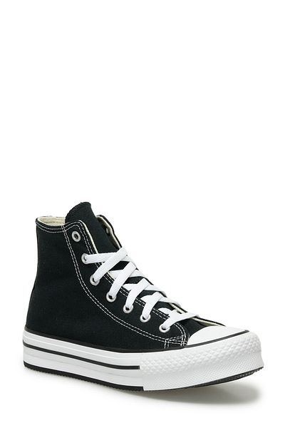 converse Chuck Taylor All Star Eva Lift - Dámské černé boty na platformě 272855 C