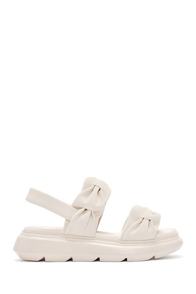 Derimod Women's Cream Thick Soled Sandals 25Sfe 485018