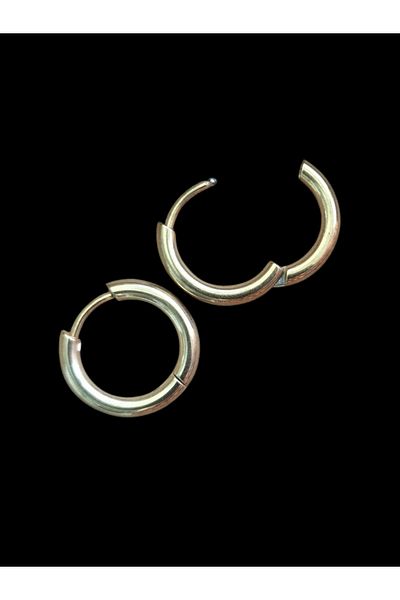 Vira Gold Color Steel Earrings for Men and Women - Daily Use, 1 Pair Style 20