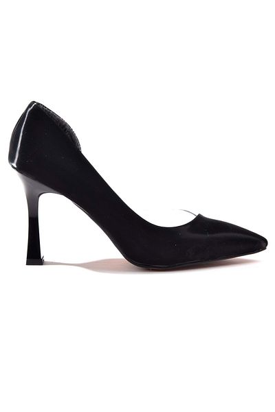 NEW ANGEL 653 Women's Transparent Detailed Classic Stiletto