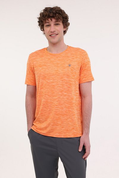 lumberjack MB CT1328 MLN T-SH 5FX ORANGE MULINE Tricou cu mânecă scurtă pentru bărbați