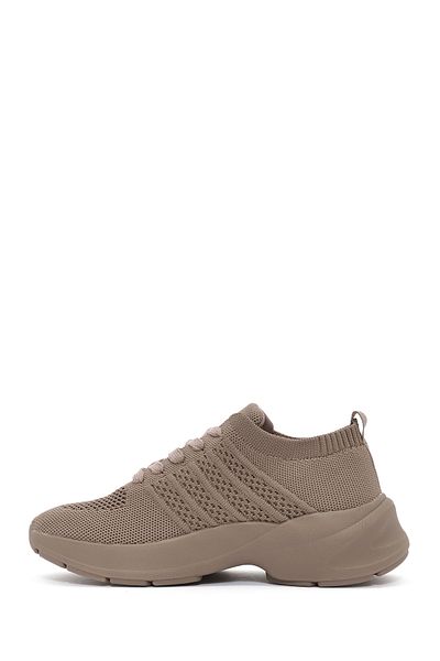 Derimod Zero Women's Mink Lace-Up Thick Sole Sneaker 25Sfd43146F