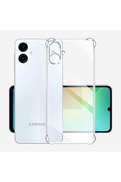 OEM Husa Si Folie Samsung A06, Husa Silicon Antisoc Si Folie Ecran Securizata, Bzstore