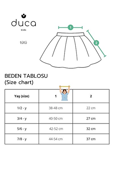 DUCA Gümüş Kurdela Detaylı Kabarık Tütülü Etek