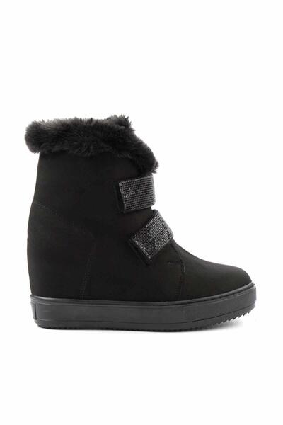 Bambi Siyah Kadın Bot & Bootie K02566041502