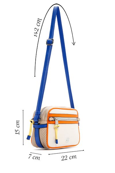 Derimod Women's White Long Strap Crossbody Bag 25Sbd 241714
