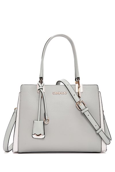 Derimod Women's Gray Long Strap Tote Bag Shoulder Bag Handbag 25Sbd283518