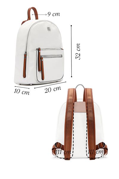 Derimod Women's White Backpack 25Sbd2449Ft