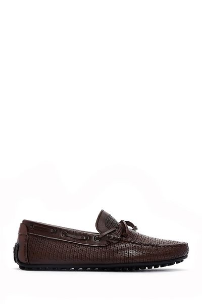 Derimod Men's Brown Genuine Leather Casual Penny Loafer Shoes Casual Daily Shoes 25Sfd754726