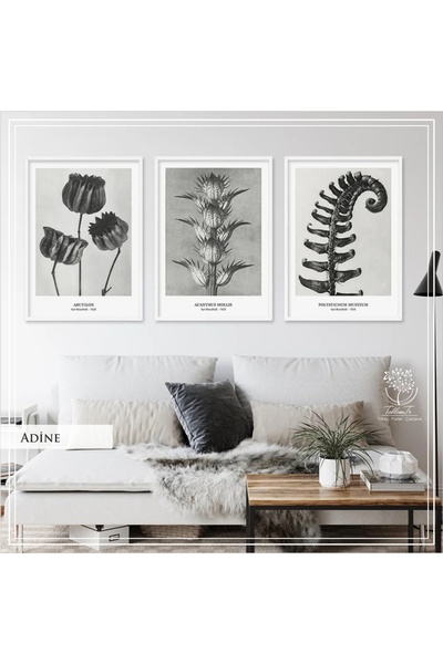 Tablomtr Metal Çerçeveli Gerçek Camlı Tablo Adine 3 Lü Set