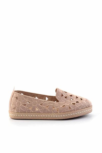 Bambi Γυναικείες εσπαντρίγιες από ύφασμα Mink K 01117992304