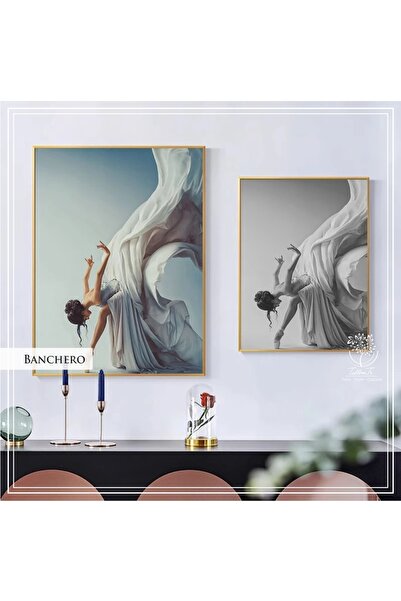 Tablomtr Metal Çerçeveli Gerçek Camlı Tablo BancheroG 2 liSet