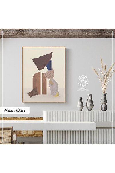 Tablomtr Metal Çerçeveli Gerçek Camlı Tablo Winds 1li Set