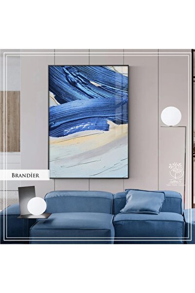 Tablomtr Metal Çerçeveli Gerçek Camlı Tablo BrandierB TekliSet