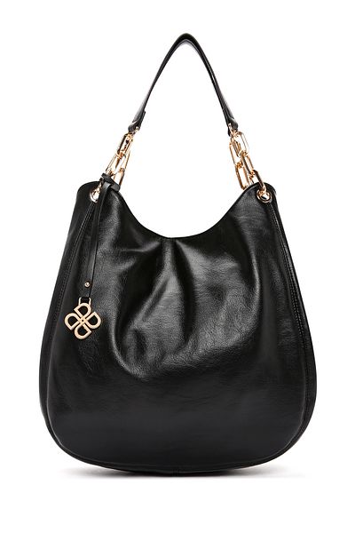 Derimod Women's Black Tote Bag Shoulder Bag 25Sbd243818