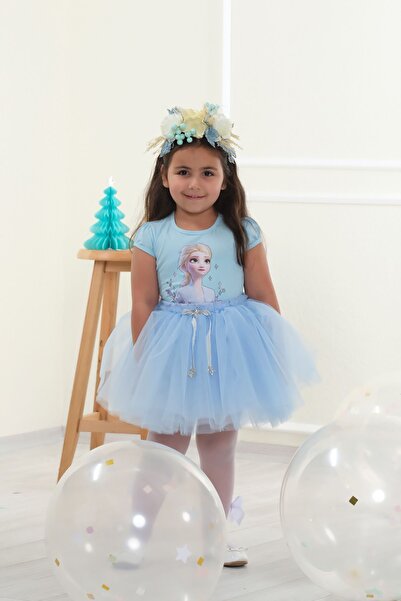 DUCA Gümüş Kurdela Detaylı Kabarık Tütülü Etek