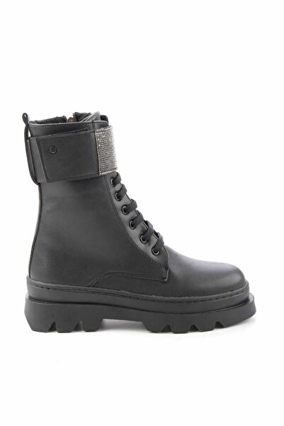 Bambi Siyah Kadın Bot & Bootie K02763025809