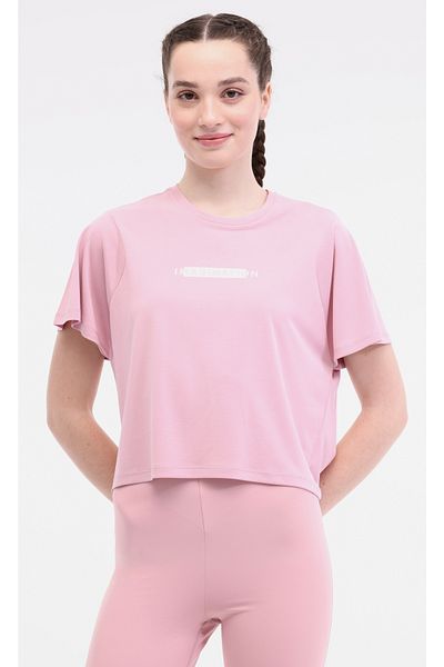 lumberjack WL MYA 11MS449 5FX Tricou roz pentru femei cu mânecă scurtă