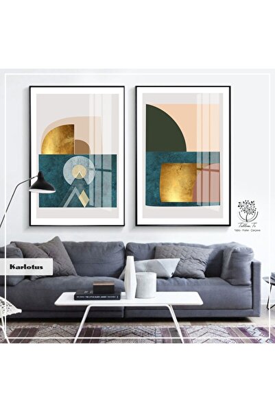 Tablomtr Metal Çerçeveli Gerçek Camlı Tablo Karlotus 22li Set