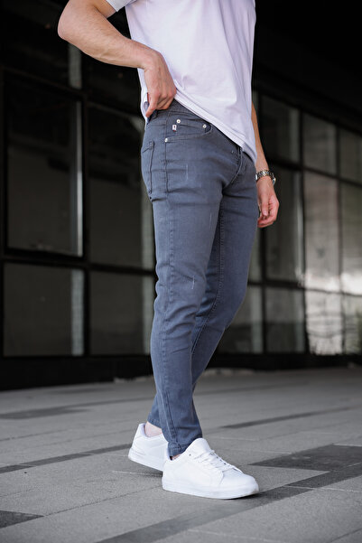 Ser Joven Ανδρικό παντελόνι Smoked εφαρμοστό Laser ελαστικό ύφασμα Jean