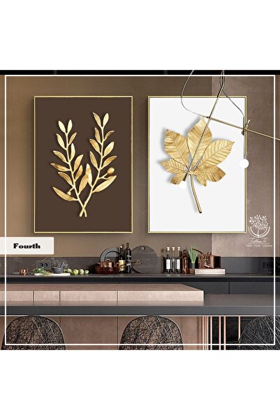 Tablomtr Metal Çerçeveli Gerçek Camlı Tablo Fourth 2li Set