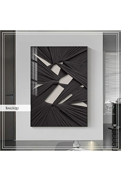 Tablomtr Metal Çerçeveli Gerçek Camlı Tablo BagiquB TekliSet