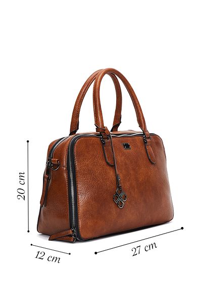 Derimod Women's Brown Long Strap Shoulder Bag 25Sbd 243414