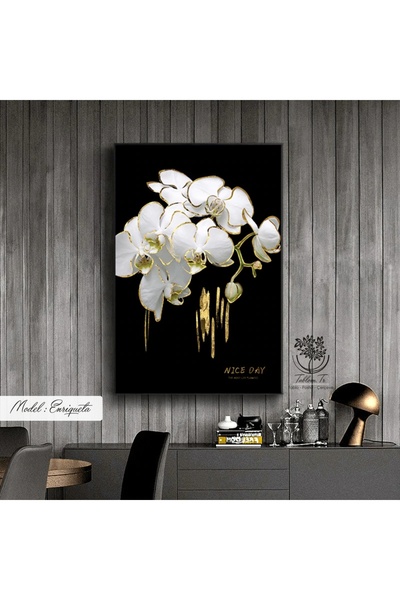 Tablomtr Metal Çerçeveli Gerçek Camlı Tablo Enriqueta 1li Set