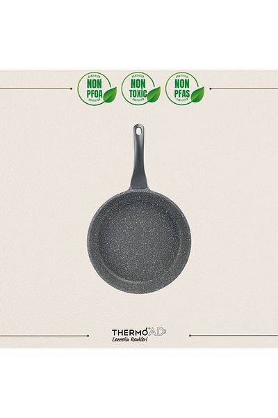 ThermoAD 26 cm Gray Granite Plated Pan
