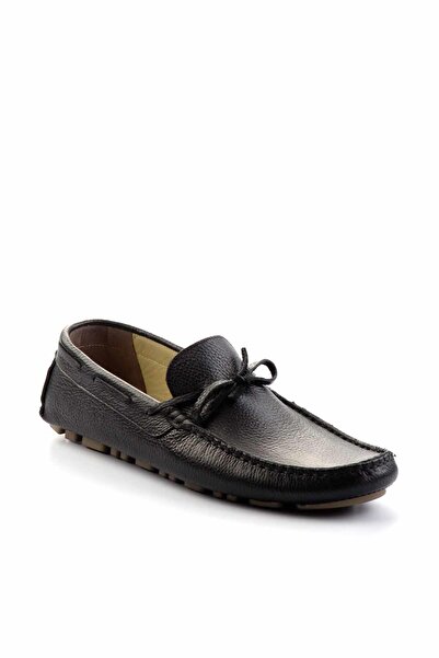 Bambi Siyah Leather Erkek Loafer Ayakkabı E01395332140