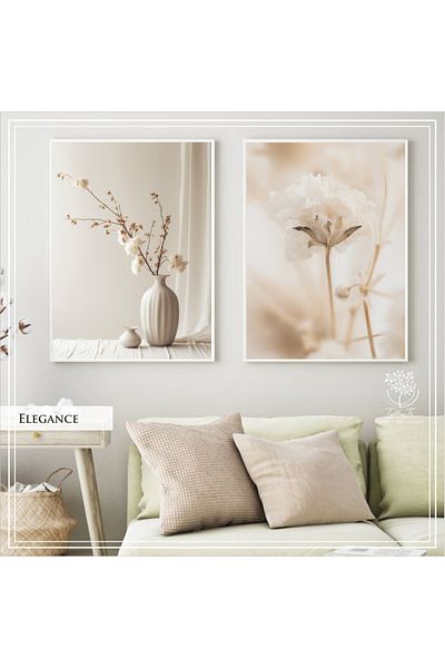 Tablomtr Set de 2 Elegance de masă din sticlă reală cu cadru metalic