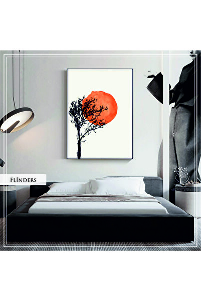 Tablomtr Metal Çerçeveli Gerçek Camlı Tablo Flinders TekliSet