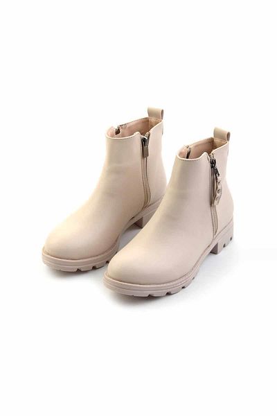 Bambi Μπεζ Γυναικείες Μπότες - K02216021809 Model Bootie