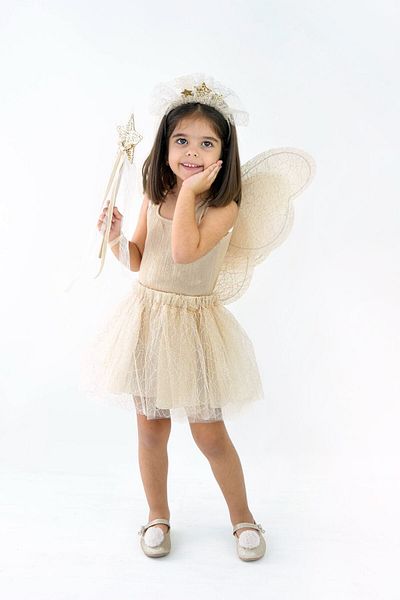DUCA 3 Piece Butterfly Wing Set for Ages 1-8 - Ecru Color