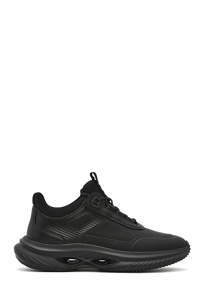 Derimod Men's Black Thick Sole Lace up Fabric Sneaker 25Sfd 695414