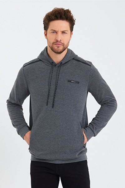 Adams Hanorac cu buzunar cu tăietură obișnuită cu glugă Grimelange