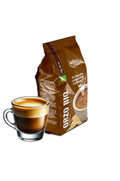 Italian Coffee Orz BIO, 12 capsule compatibile Caffitaly/Cafissimo/Beanz, Caf...