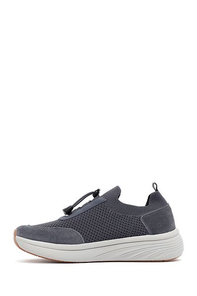 Derimod Zero Men's Gray Thick Sole Fabric Sneaker 25Sfd69506F