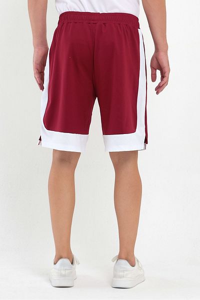 Adams Polyester Men's Sports Shorts with Mesh Stripes