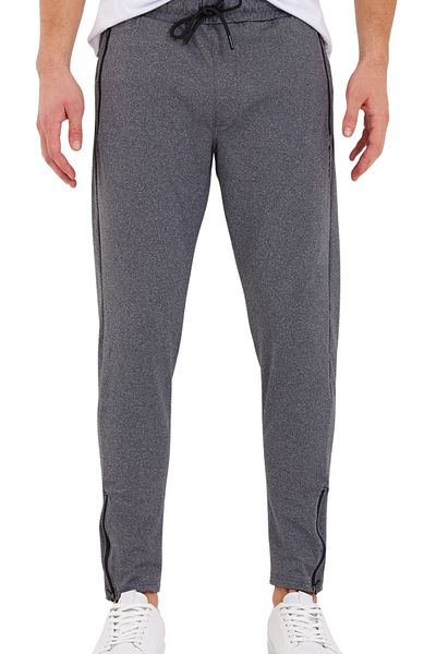 Adams Men's Regular Fit Zippered Warm-up Sweatpants