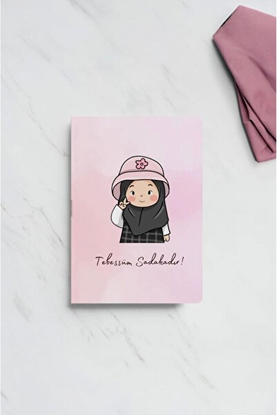 Bi Dünya Haber Mini caiet pentru fete Tebessüm este un cadou de dragoste cu o...