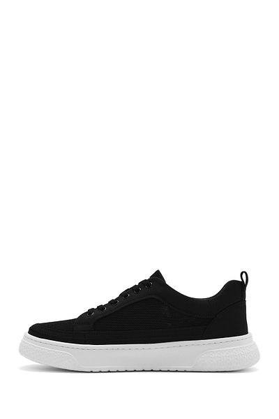 Derimod Men's Black Lace-Up Thick Sole Sneaker 25Sfd 693314