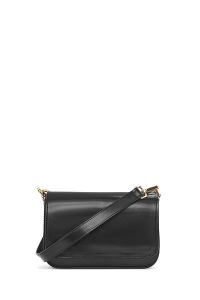 Derimod Women's Black Leather Shoulder Bag 24Wbd 230222