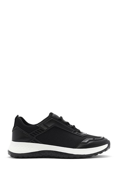 Derimod Men's Black Lace-Up Thick Sole Sneaker 25Sfd69516F