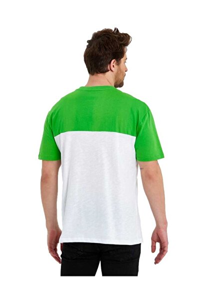 Adams Ανδρικό μπλουζάκι με στάμπα με κανονική εφαρμογή με λαιμόκοψη