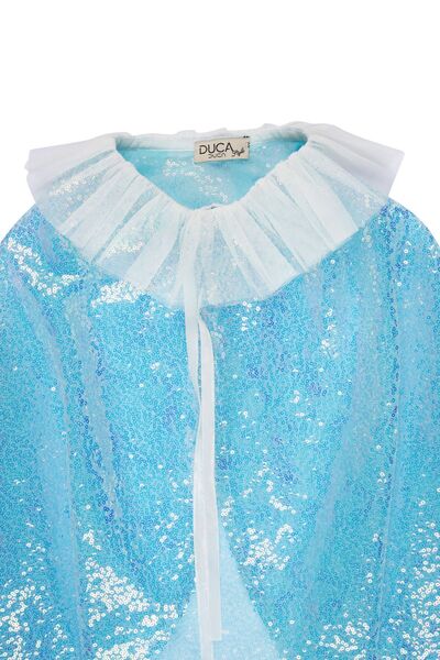 DUCA Glitter Sequin Cloak for Ages 3-10