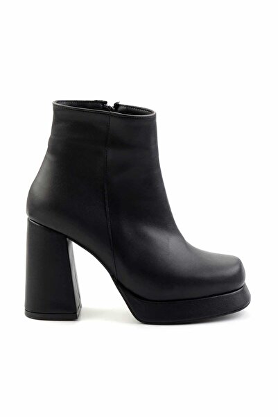 Bambi Siyah Kadın Bot & Bootie K02823053009